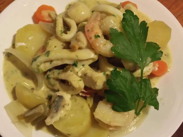 Seafood Medley with Tartare Style Sauce