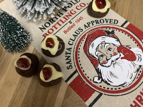 Left over fruit cake plum pudding truffles