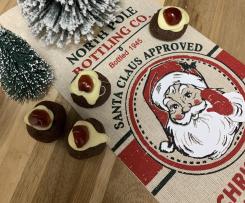 Left over fruit cake plum pudding truffles