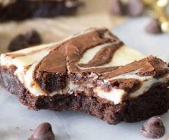marble cheese brownies