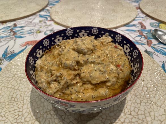 Chia Banana and Goji Porridge