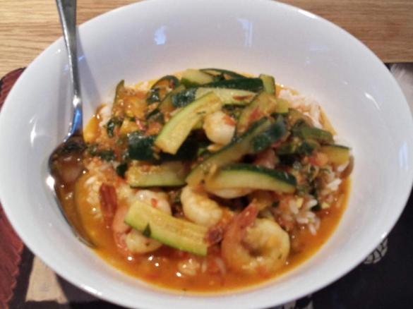 Zucchini and Prawn Curry