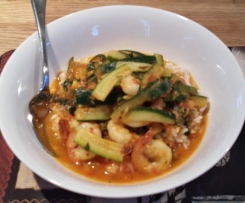 Zucchini and Prawn Curry