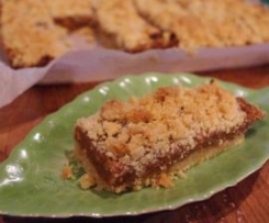 Fig Crumble Slice