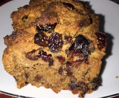 Paleo Traditional Christmas Pudding or Fruit cake. Egg Free, Sugar Free, Dairy Free, Grain Free, Gluten Free. 