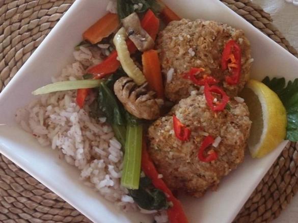 Asian Fish Cake Meal