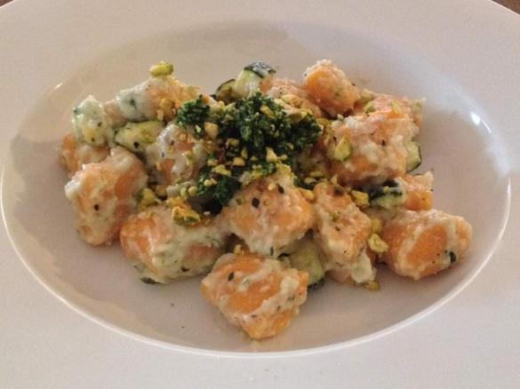 Sweet Potato Gnocchi with Herb Butter (Gluten and Dairy Free)