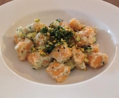 Sweet Potato Gnocchi with Herb Butter (Gluten and Dairy Free)