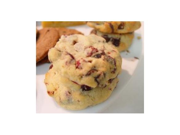 Grown Up Choc Chip and Cranberry Cookies