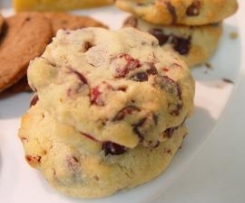 Grown Up Choc Chip and Cranberry Cookies