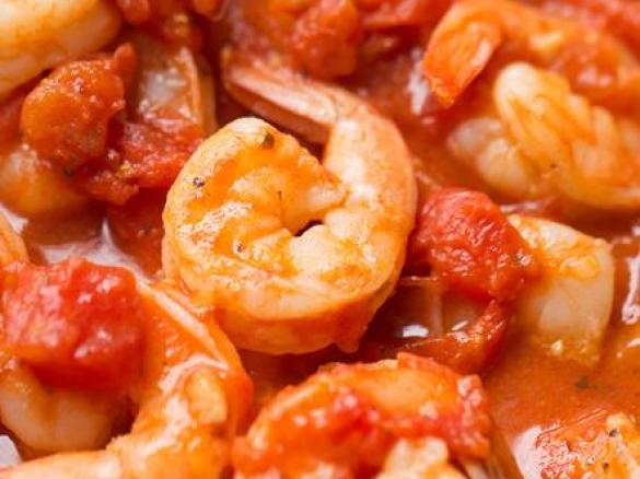 Variation Chilli, Garlic Tomato Prawns