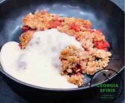 Apple & Rasperry Crumble
