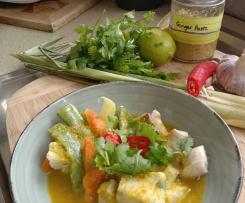White Fish in Tumeric and Ginger Broth