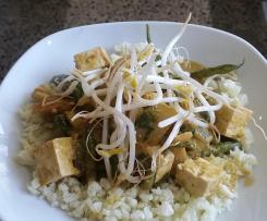 Vegan green curry