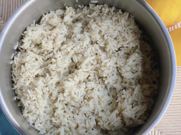 Lemon & herb rice - TM6 'rice cooking' mode