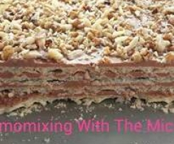 Creamy Chocolate Wafer Slice