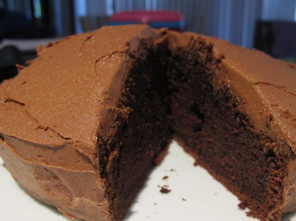 deliciously moist chocolate cake