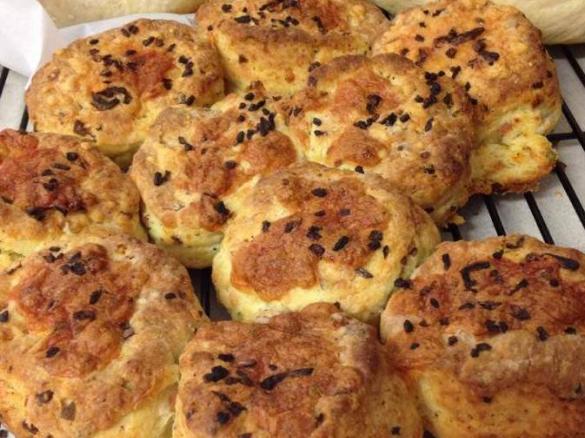 Bacon, Onion & Cheese Scones