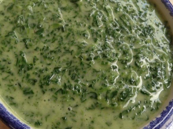 Creamed spinach