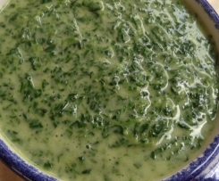 Creamed spinach