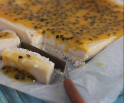 RAW Coconut Passionfruit Slice