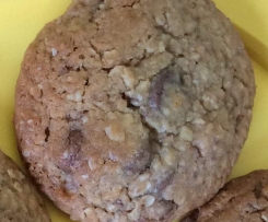 Oat and Choc Chip Cookies