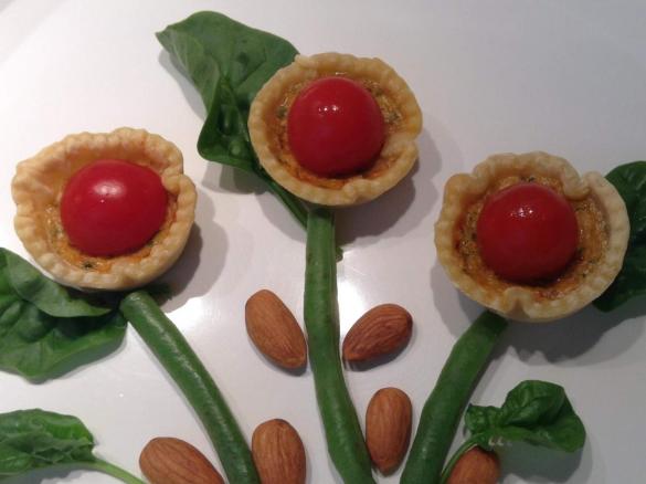 Mini Quiches with Sundried Tomatoes