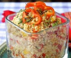 Lime Salsa Quinoa Salad