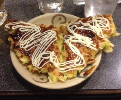 Japanese Okonomiyaki - Vegetable Pancake