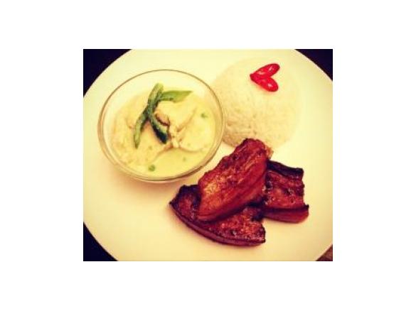 Thai Green Curry in a Hurry (Chicken)