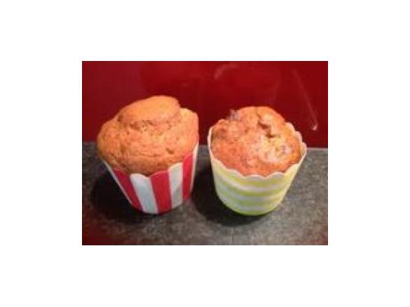 Banana choc chip muffins