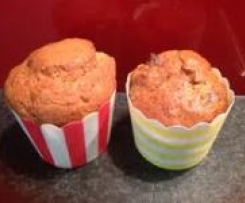 Banana choc chip muffins