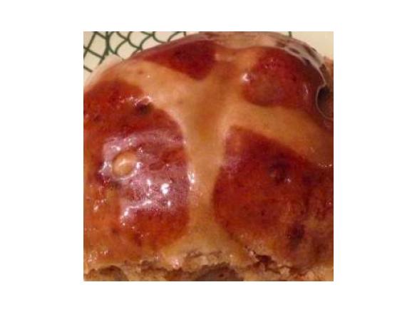 Sticky Date Hot Cross Buns