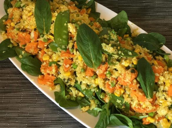 Warm Vegetable Rice/Cauliflower