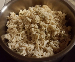 Rosemary/mustard shredded chicken