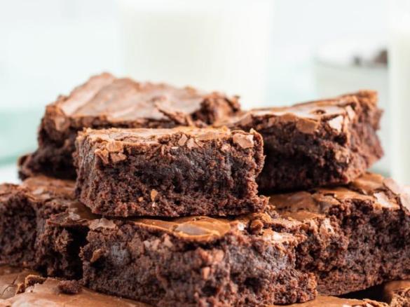 Double Chocolate & Walnut Brownies