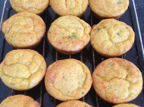 Back to school savoury muffins