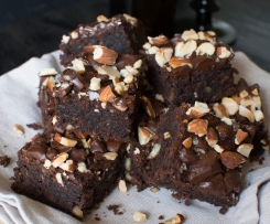 Salted Almond Brownies
