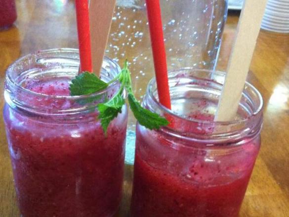 Cranberry and Pomegranate Daiquiri