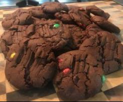 Chunky Choc M&M Biscuits
