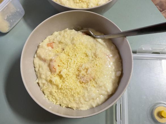 Creamy Garlic Prawn Risotto
