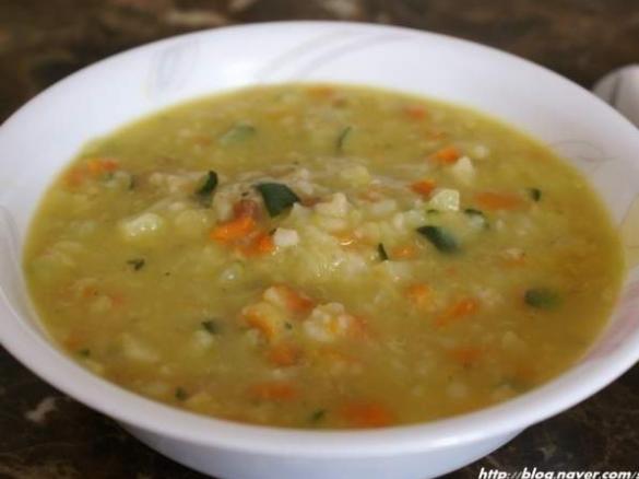 Korean style Vegetable Porridge