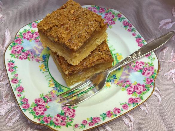 Pecan and Maple Syrup slice