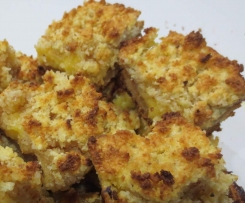 Lemon, Coconut, Almond Slice Gluten Free