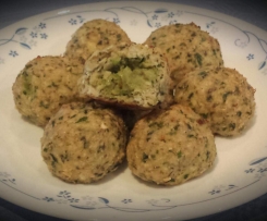 Avocado Stuffed Chicken Meatballs