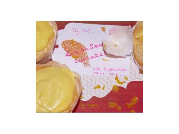 Lemon sour cupcakes