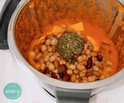 Pesto bean soup