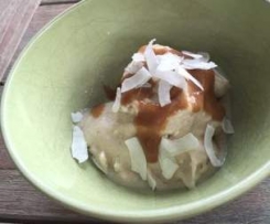 Spiced pear and salted caramel sorbet