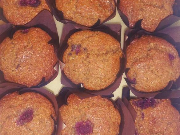 INDIVIDUAL COCONUT, BANANA AND RASPBERRY CAKES