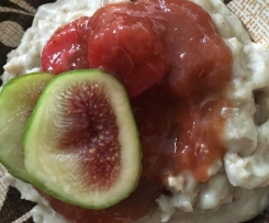 Cashew milk oat porridge